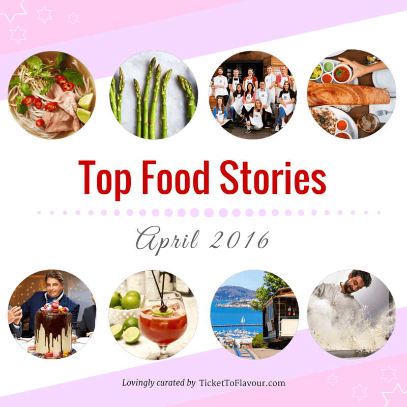 Top Food Stories of the Month - April 2016